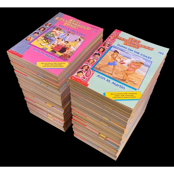 Babysitters Club Book Lot of 36 With Rare Bookends Photos Notebook Pages 1986-91 - Picture 6 of 12